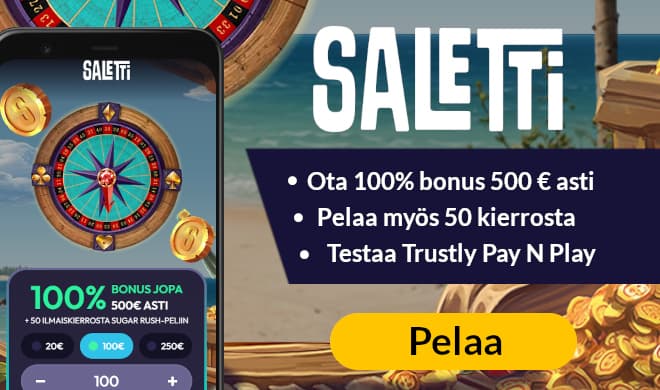 Upouusi suomenkielinen verovapaa nettikasino & vedonlyöntisivusto